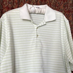 Vineyard Vines men’s short sleeve Henley Polo shirt VGC Whale Logo Size L